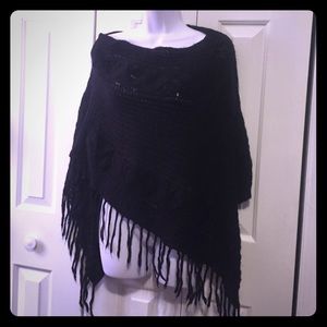 Black knit shrug sweater by American Eagle