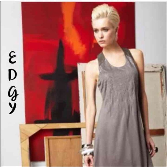 Doo.ri for Impulse Faux Leather Racerback Dress