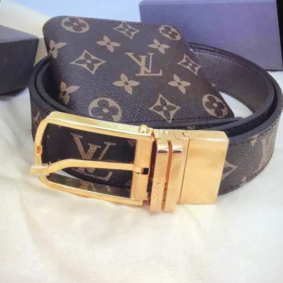 Louis vuitton mens belt wallet clearance