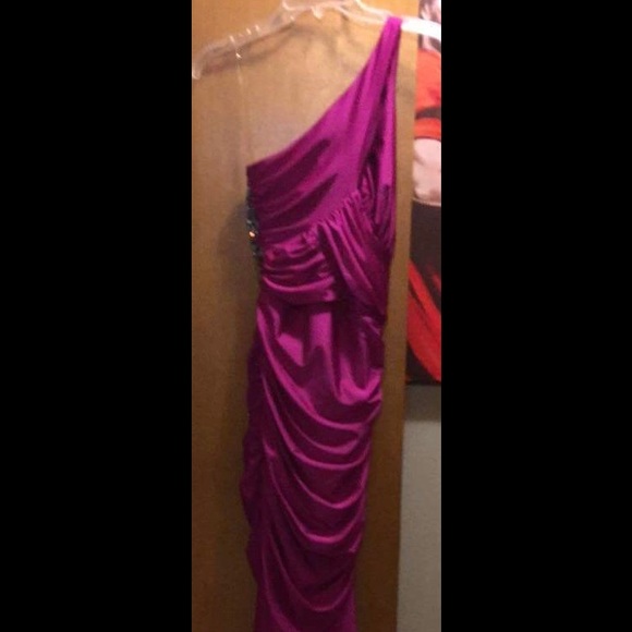 Evening gown with open back