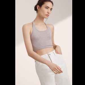 Ultra Soft Aritzia Halter Crop Top