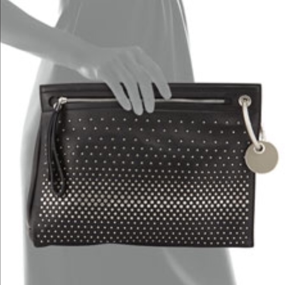 Marc by Marc Jacobs degradee studded clutch