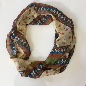 Anthropologie 100% silk scarf New Without Tag