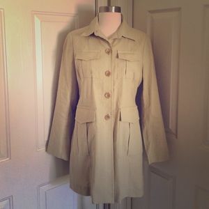 Banana Republic Linen Coat