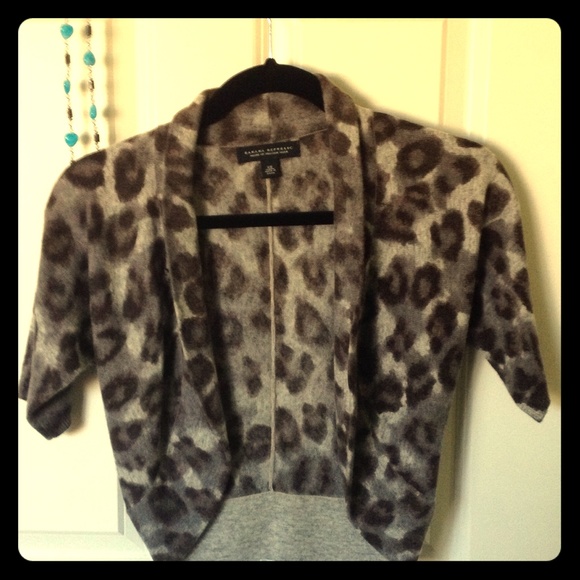 Leopard Print Shrug - Picture 1 of 4