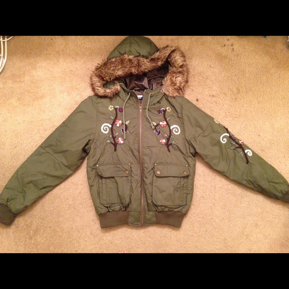 Down bomber jacket