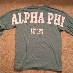 alpha phi spirit jersey