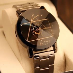 Stainless Steel Man Quartz Analog Wrist Watch