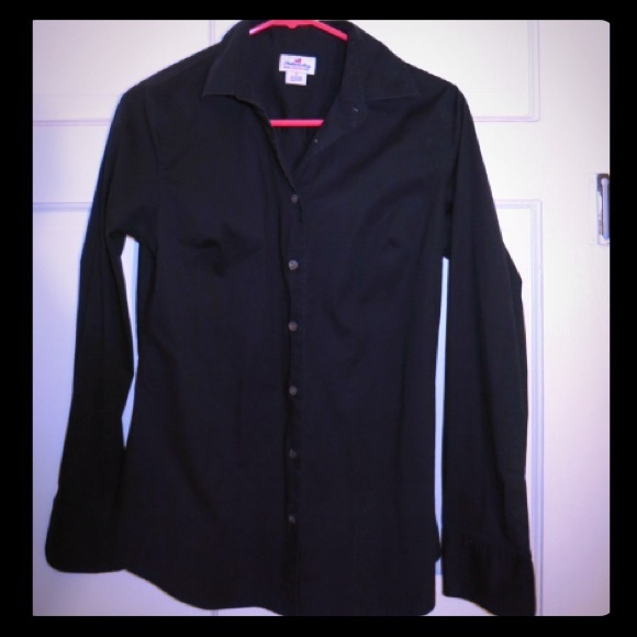 J. Crew Black Button Down Shirt