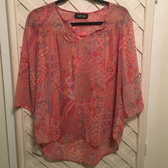 fab'rik Printed Blouse