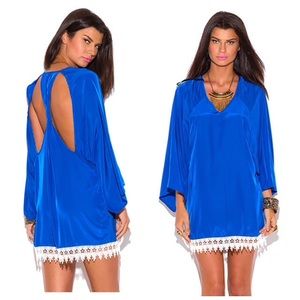 ✨The Boho tunic with cut out back and lace