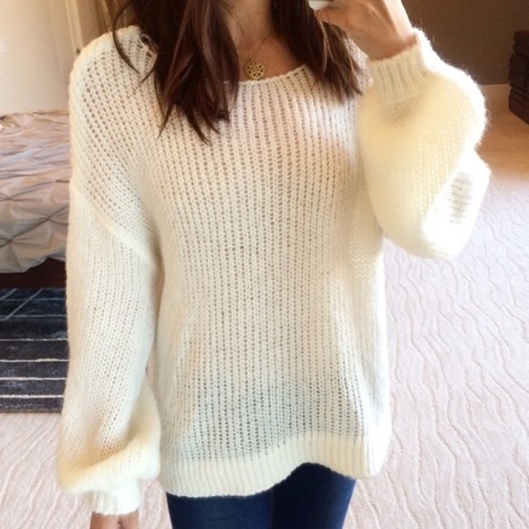 Bardot Sweaters - Bardot bell sleeve knit sweater