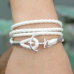 Men's Anchors Multi Surround Braided Bracelet