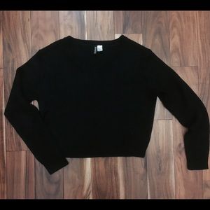 H&M cropped knit sweater