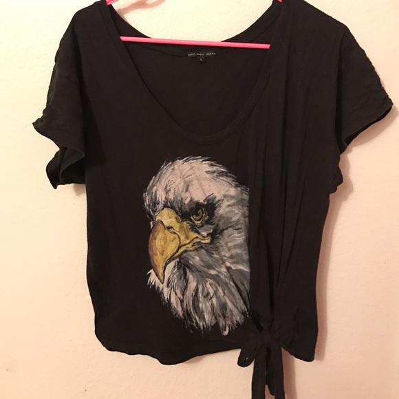 XXI bald eagle tied tee