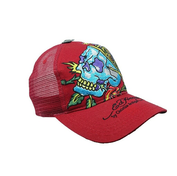 Ed Hardy Christian Audigier Snapback Hat - Picture 2 of 3