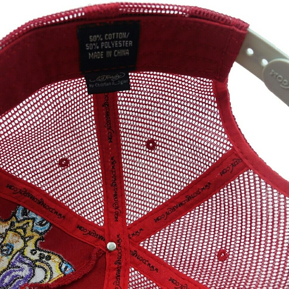 Ed Hardy Christian Audigier Snapback Hat - Picture 3 of 3