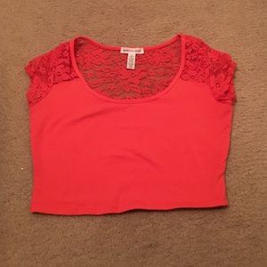 NEW Coral Crop Top