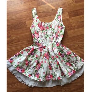 Flower Puffy Dress 👗💞