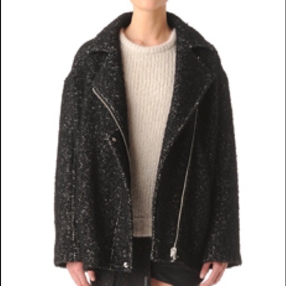 IRO Kilburn marled bouclé warm winter coat