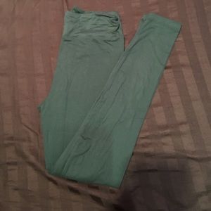 LuLaRoe one size green leggings