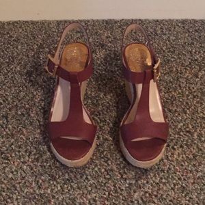 Vince Camuto Leather Wedges