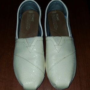 Toms glitter shoes