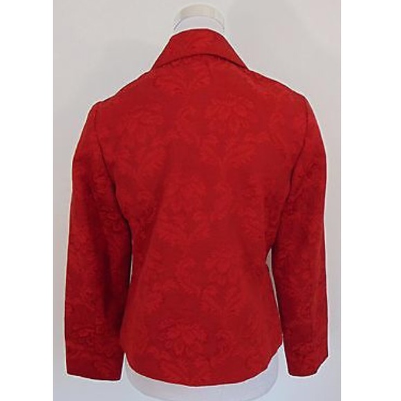 Preloved Talbots Red Unique Blazer Size S - image 2