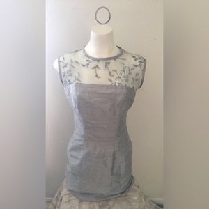 Cute silver midi dress