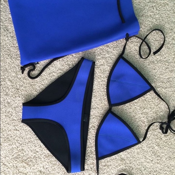 triangl swimwear Other - TRIANGL Chloe Malibu Blue Swimsuit (NEVER WORN)
