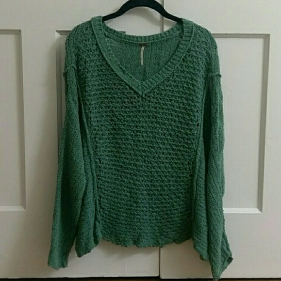 Free people baggy beach sweater