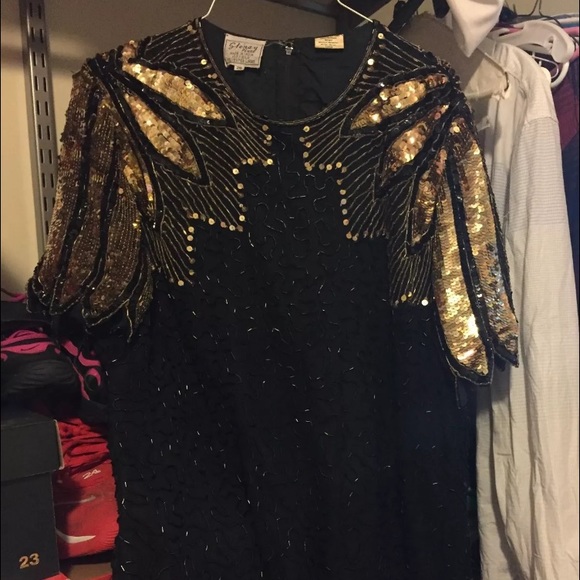 Vintage plus size sequin shirt