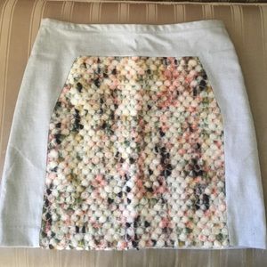 Mix Texture Mini Skirt