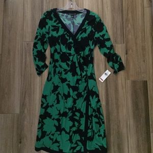 American Living faux wrap dress