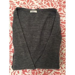 Madewell striped tank and cardigan