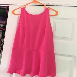 Pink tank top!