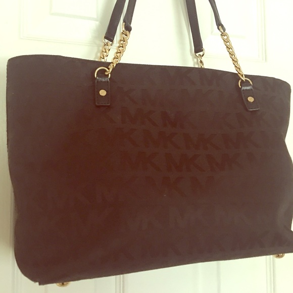 AUTHENTIC Michael Kors Black Tote Purse