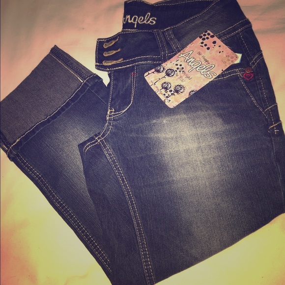 Juniors Angel Capris Jeans Size 5 Brand New