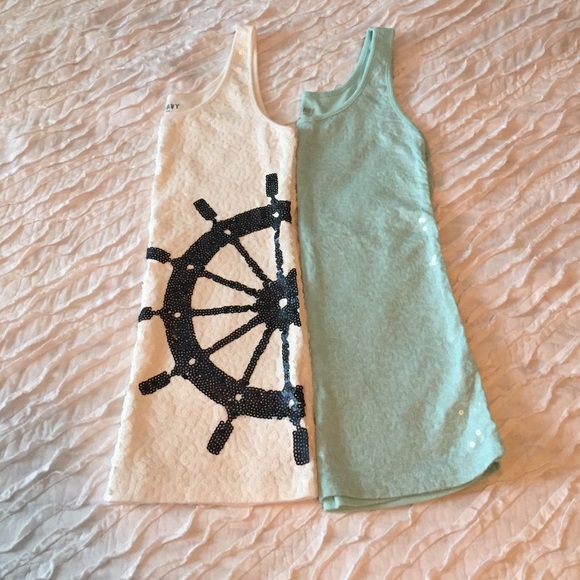 Old Navy Tops - Sequined tanks from Old Navy