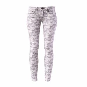 Rag&Bone white camo skinny jeans