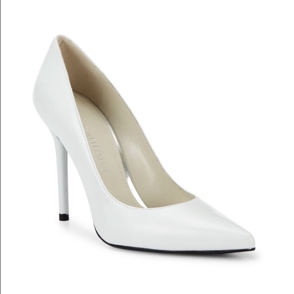 NIB Stuart Weitzman $425 white nouveau size 8M - Picture 3 of 6