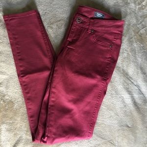 Maroon Volcom Jeggings