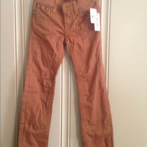 Girls Miss Me Mustard Skinny Jeans