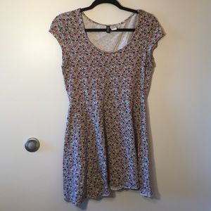 floral print H&M skater dress size 12