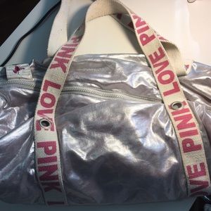 VS PINK Metallic Duffle