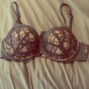 VS Leather and Lace bra