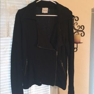 Zippered black light jacket from Urban Outfitters