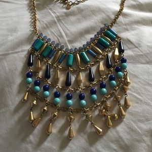 New Stella and dot turquoise beaded necklace