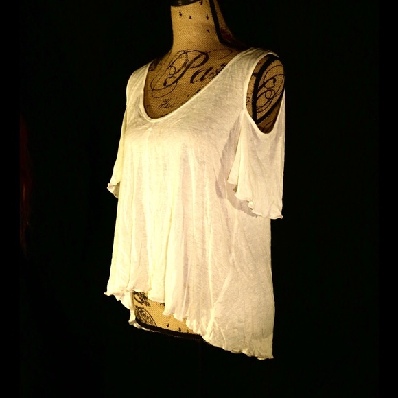 Free People Cold Shoulder Top