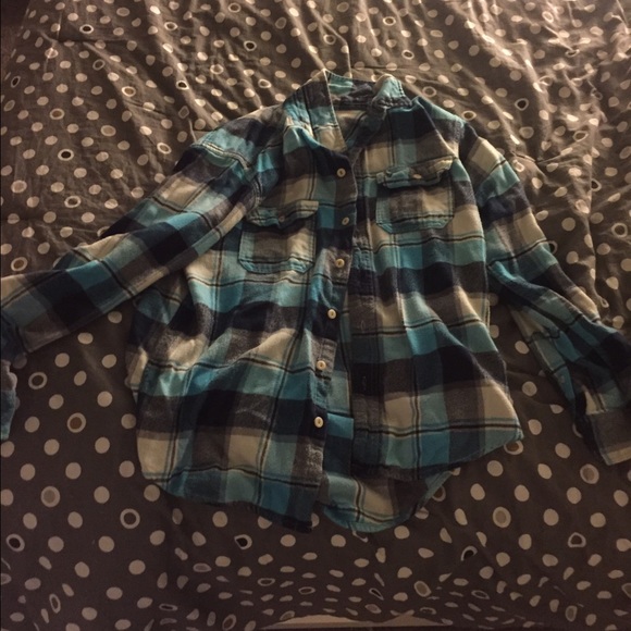 American Eagle Blue flannel